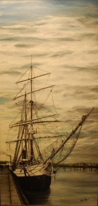 Navire à quai