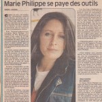 Marie Philippe coupure de presse